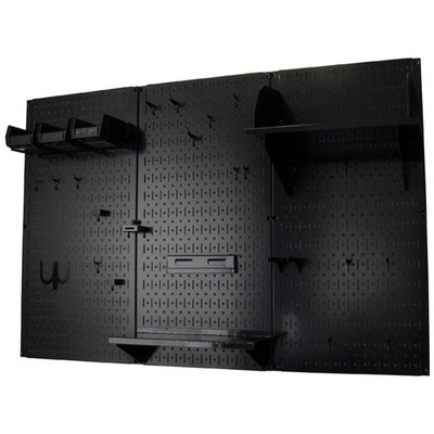Heavy Duty Black Pegboard Tool Storage System
