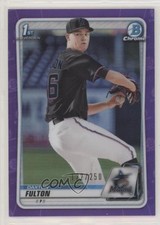 2020 Bowman Draft Chrome Purple Refractor 122/250 Dax Fulton Daxton #BD-131 s3g