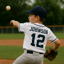 Personalized Kid Baseball Jersey, Custom Name Number Youth Baseball Shirt, Baseb