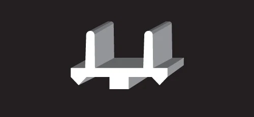 Pair of Black C&A Pro Razor [RZ] 6" Snowmobile Skis W/Black C&A Loops - Image 4 of 4