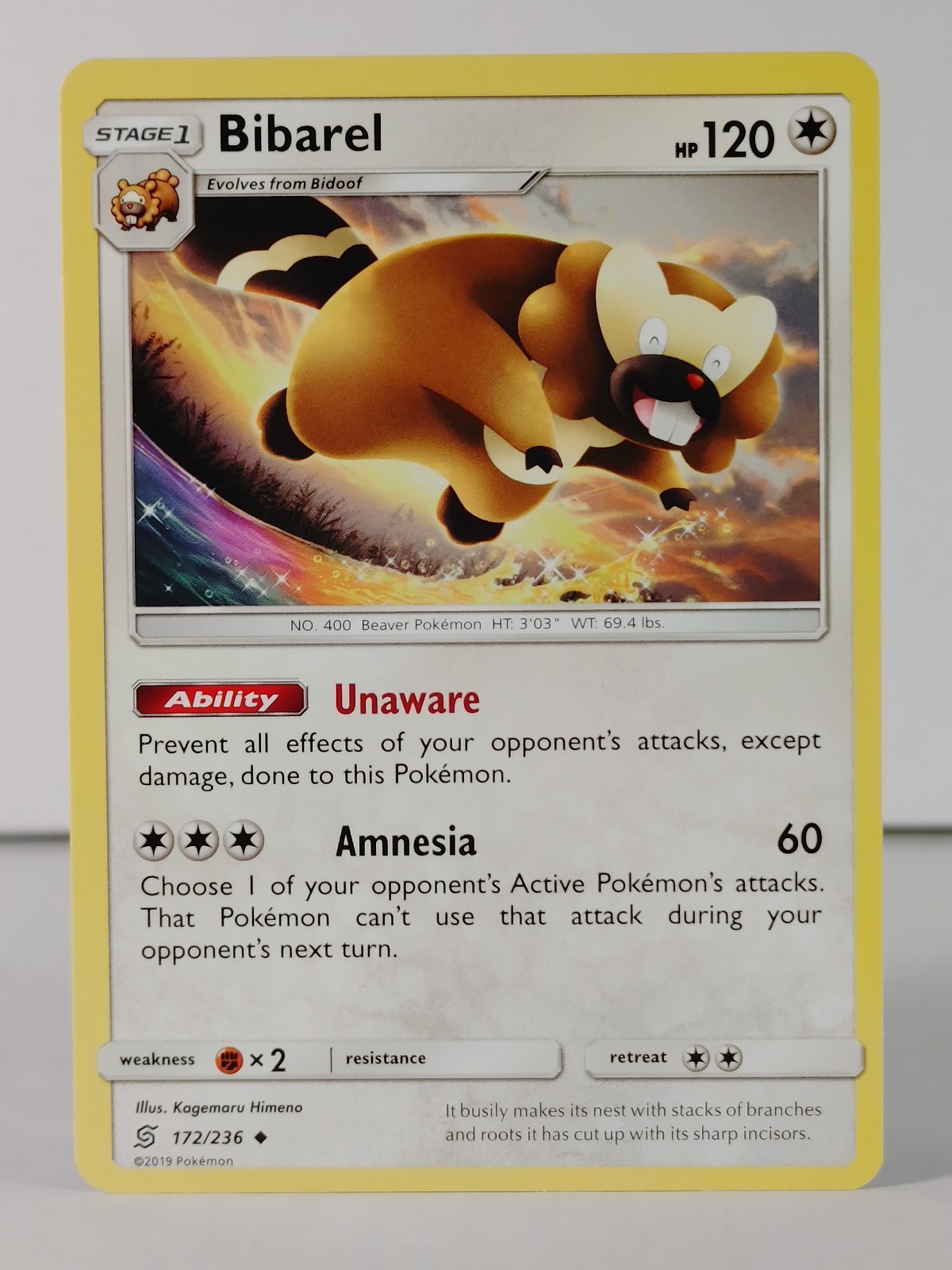 Bibarel - SM Unified Minds - POKEMON - 172/236 - singles