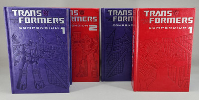Transformers Compendium HC Hardcover Set of 4 - US and UK Volumes - NM Condition