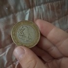 Mexico 1997 10 Pesos Bi-Metallic Coin Circulated Uncertified Ungraded — photo 2