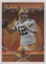 2022 Panini Phoenix Flame Throwers Orange 73/99 Aaron Rodgers #FT-11 0a17