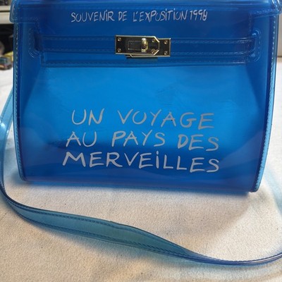 JELLY PURSE TRANSPARENT UN VOYAGE AU PAYS DES MERVEILLES CLUTCH CROSSBODY BAG