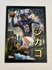 CALEB WILLIAMS 2025 TOPPS CHROME FOOTBALL #KAI-5 KAIJU SSP BEARS