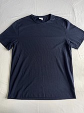 T-shirt uomo Zara testurizzata media blu navy