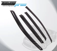 For Toyota Venza 2009-2016 Black Out-Channel Window Rain Guards Visor 4pcs Set