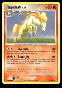 Diamond and Pearl #59/130 Rapidash