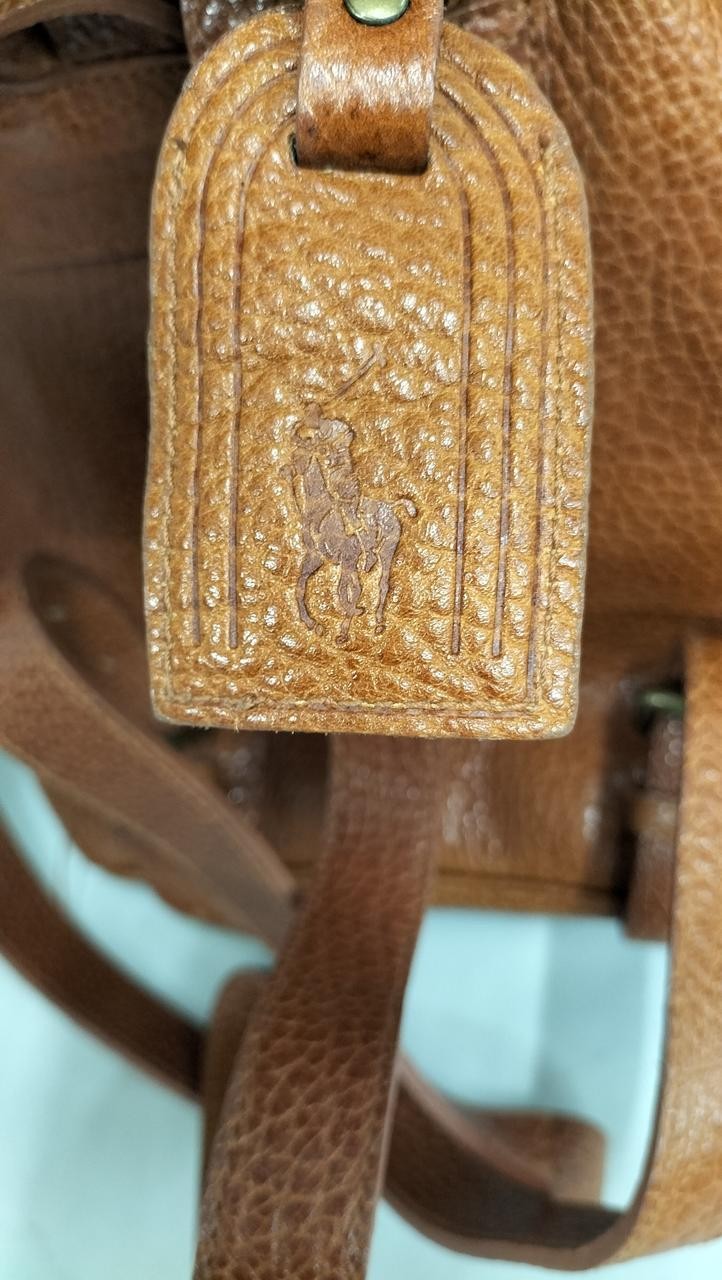 Leather Backpack Model Number Pebbled Leather Pol… - image 3