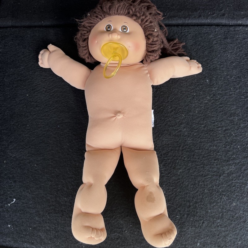 Cabbage Patch HM4 Double Brown Great Vintage with Passy played with cond