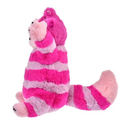 Japan Tokyo Disney Store Cheshire Cat Plush Toy Magnet Pink Alice