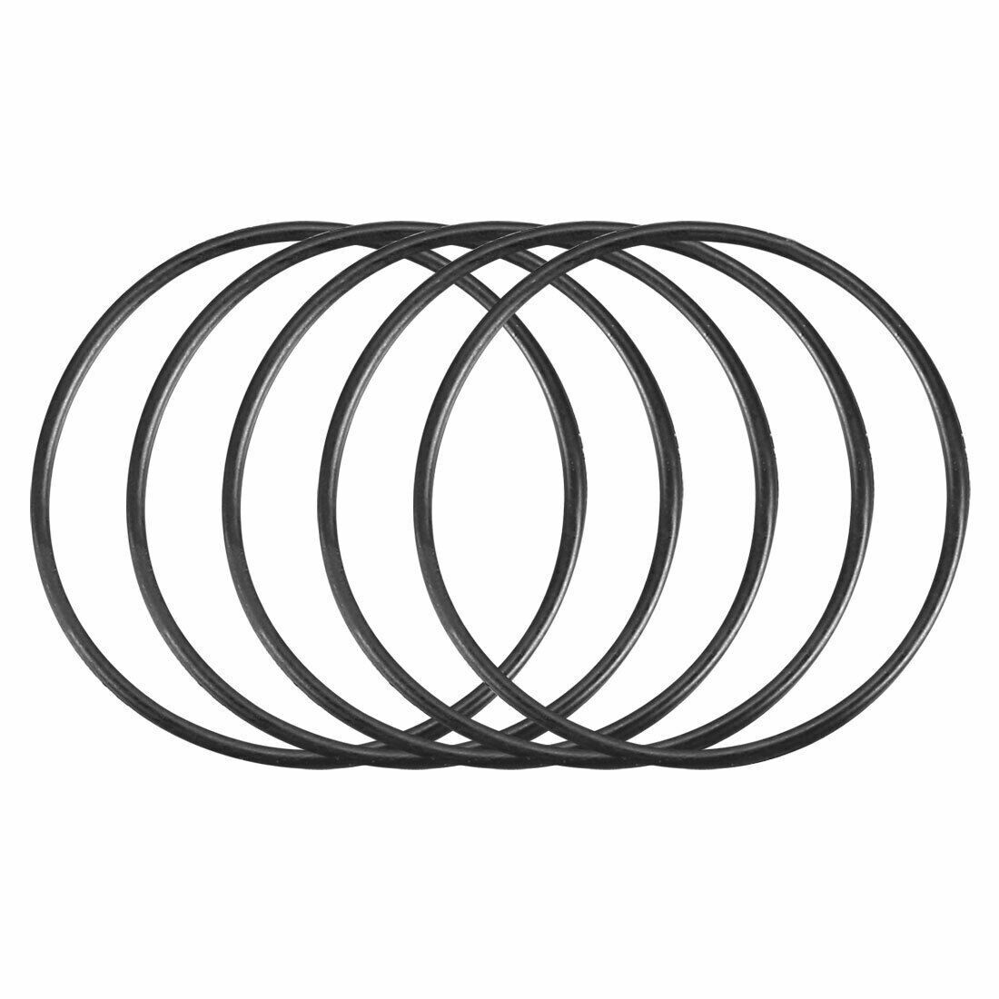 100Pcs Black 24mm x 1mm Nitrile Rubber O Ring   Oil Sealing Grommets  *vb