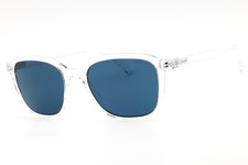 LEVIS LV 5030/S 900 KU Sunglasses Clear Frame Blue Lenses 53mm