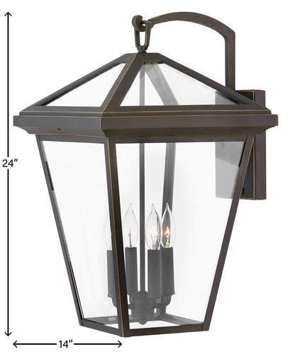 Hinkley Alford Place 24" High Oil-Rubbed Bronze Outdoor Wall Light - Picture 9 of 10