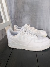 Nike Air Force 1 Triple White Women  s 6 Low Top Lace Up Leather DD8959-100