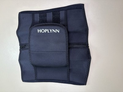 HOPLYNN Waist Trainer Sweat Belt Sauna Wrap Black Large NIP