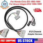 B D Chassis Adapter Harness For Honda Civic EG 1992-95 & Acura Integra DC2 94-95