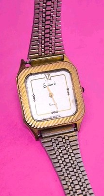 Vintage Evilard Watch Swiss Made Quartz 5 Jeewels