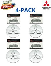 4-pack Genuine Wheel Center Hub Cap 2004-2024 Mitsubishi 4252a060 Oem New
