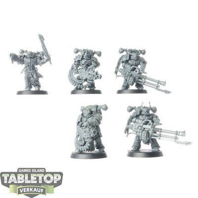 Chaos Space Marines - 5x Havocs - unbemalt