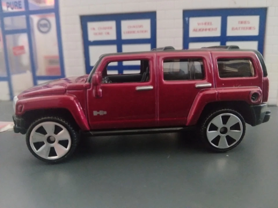 Matchbox 2006 Superfast Hummer H3 #66 rojo suelto 1/15.500 Foto 2 de 4