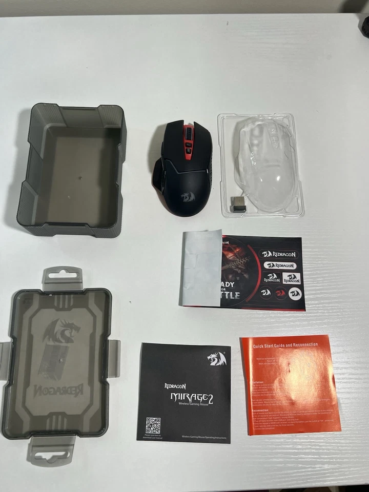 Redragon M690-1 Mirage 2 Wireless Gaming Mouse 2400 DPI Red Backlight - Image 3 of 4