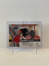 Upper Deck SP Game Used 4 Nations Face-Off Fabrics Samuel Montembeault Canada