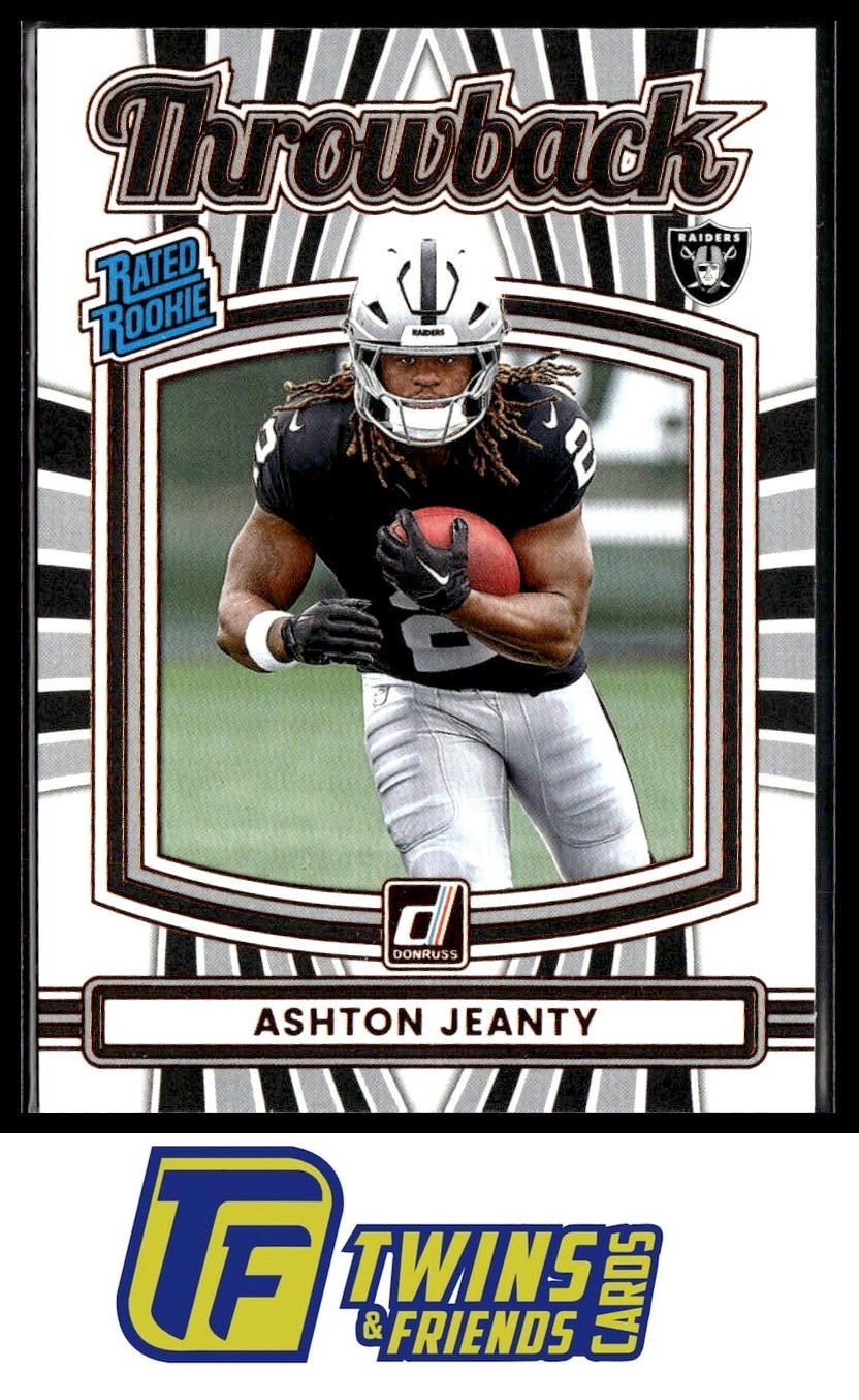 2025 Donruss #6 Ashton Jeanty Rated Rookies Throwback