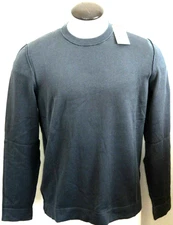 OOBE Brand Men's Austin Crew Neck Cotton Sweater True Navy Grey NWT Ships Free