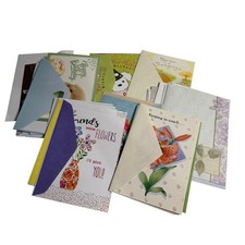 Hallmark Greeting Cards Lot Multicolor Birthday Thank You Thanksgiving Floral