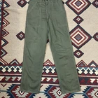 Vintage Vietnam US Army Military Utility Pants 30x34 Green Cotton Sateen OG 107