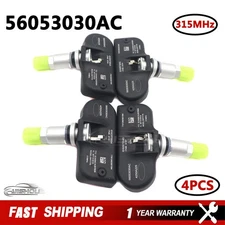 4Pcs TPMS 56053030AC For Chrysler Dodge Jeep Tire Air Pressure Sensor 56053030AB