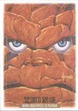 2024 Upper Deck SkyBox Marvel Masterpieces '92 Platinum - The Thing Canvas #91