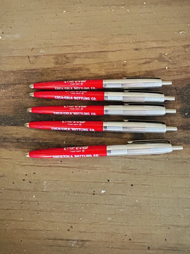Винтажная чернильная ручка Coca Cola Thomasville Georgia GA Enjoy Coke Soda лот из 5 - Изображение 2 из 3