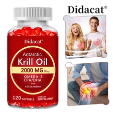 2000Mg Capsules of Antarctic Krill Oil, cleansing the skin, joints, anti-aging