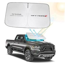 Front Windshield Sun Shade Compatible with Dodge 1500 2010-2022 2023 2024 RAM
