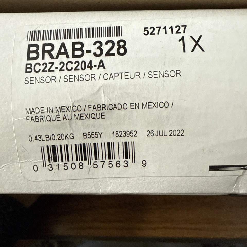 NUEVO Sensor de velocidad de rueda ABS Motorcraft delantero derecho BRAB-328 Ford E150 E250 11-23 Foto 2 de 2
