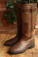 Le Chameau Brown Leather Nubuck Shoes Boot Ladie's UK 8 US 10 EU 41