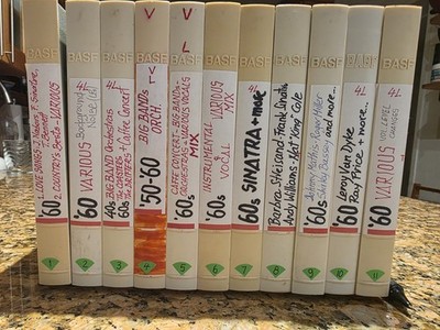 YOUR CHOICE OF ONE Vintage MOSTLY BASF Reel 7'' Recording Tape+Hard Case,see list