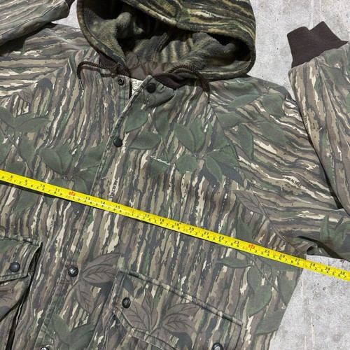 Giacca vintage Real Tree quattro stagioni mimetica con bottoni a pressione uomo XL made in USA - Foto 4 di 6