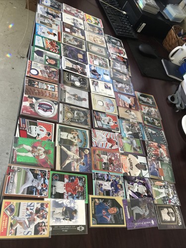 Baseball Card Lot of 60: Numbered/Patches/Autos