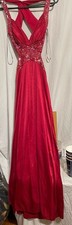 Red Stunning Pageant Prom Gown Dress sz 5/6