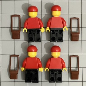 LEGO [City: Christmas] - 2008 Advent Calendar Minifigures (7724) Lot Of 4 H3 50