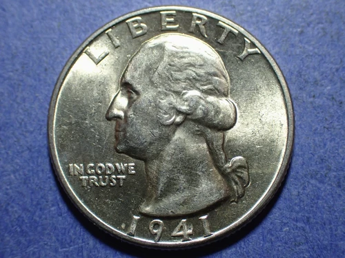 1941 Washington Quarter  BU+
