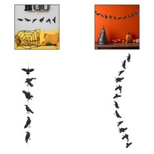 Halloween Crow Hanging Decor, Halloween Decoration Lightweight, Party Supplies