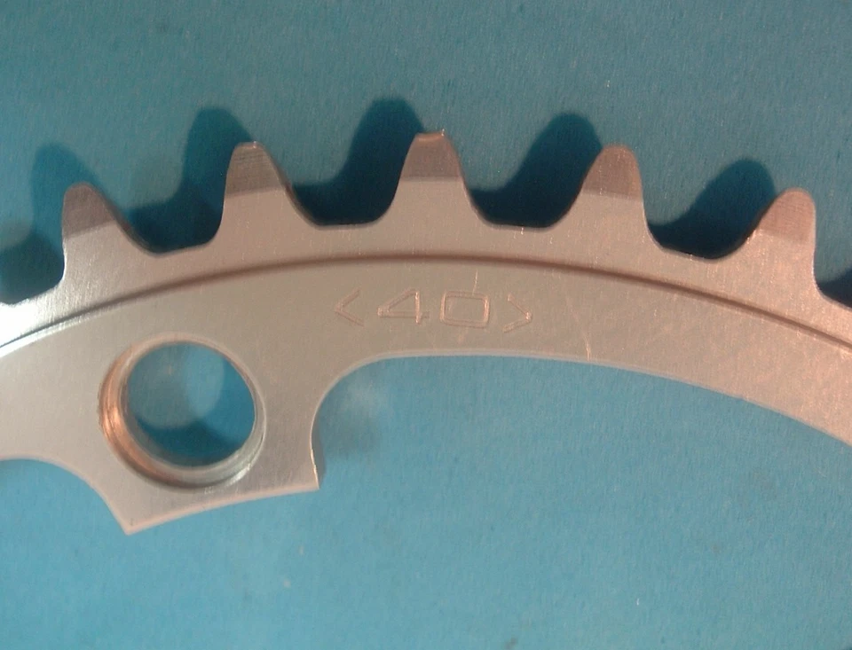 Shimano 1989 600 EX FC-6207 40Tx130BCD NEW/NOS Road/BMX Chainring- 5 to 9-Spd- - Image 2 of 4