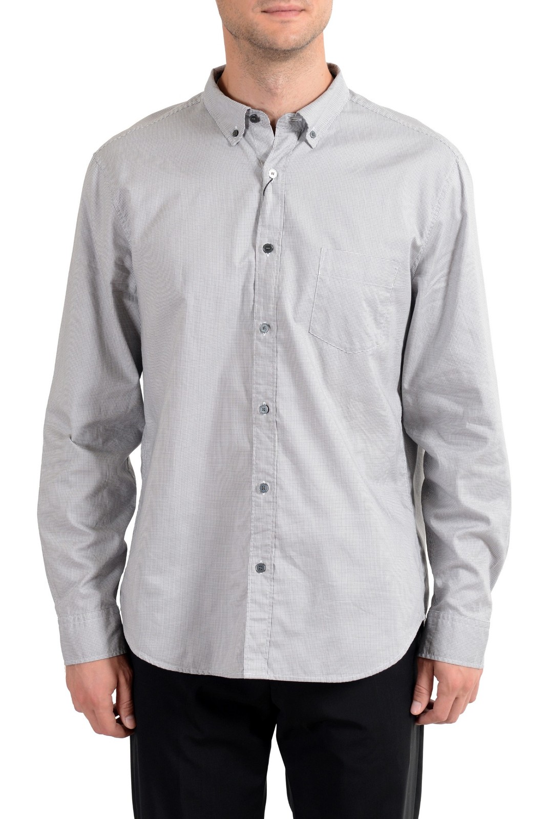 Мужская повседневная рубашка Burberry Brit на пуговицах с длинным рукавом, Размер XL 2XL 3XL