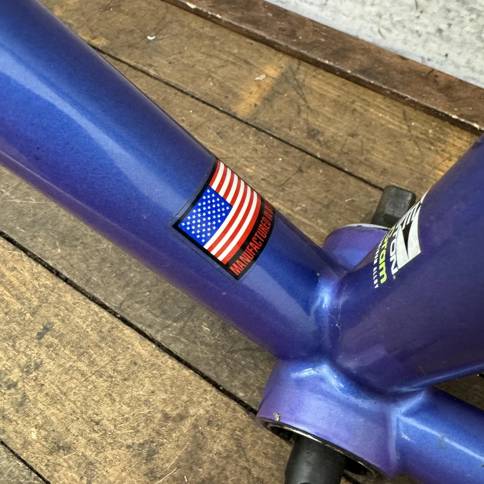 Vintage Trek 1420 Purple Road Bike Frame 57cm Easton 7000 Made USA 700c 130mm - Image 4 of 4