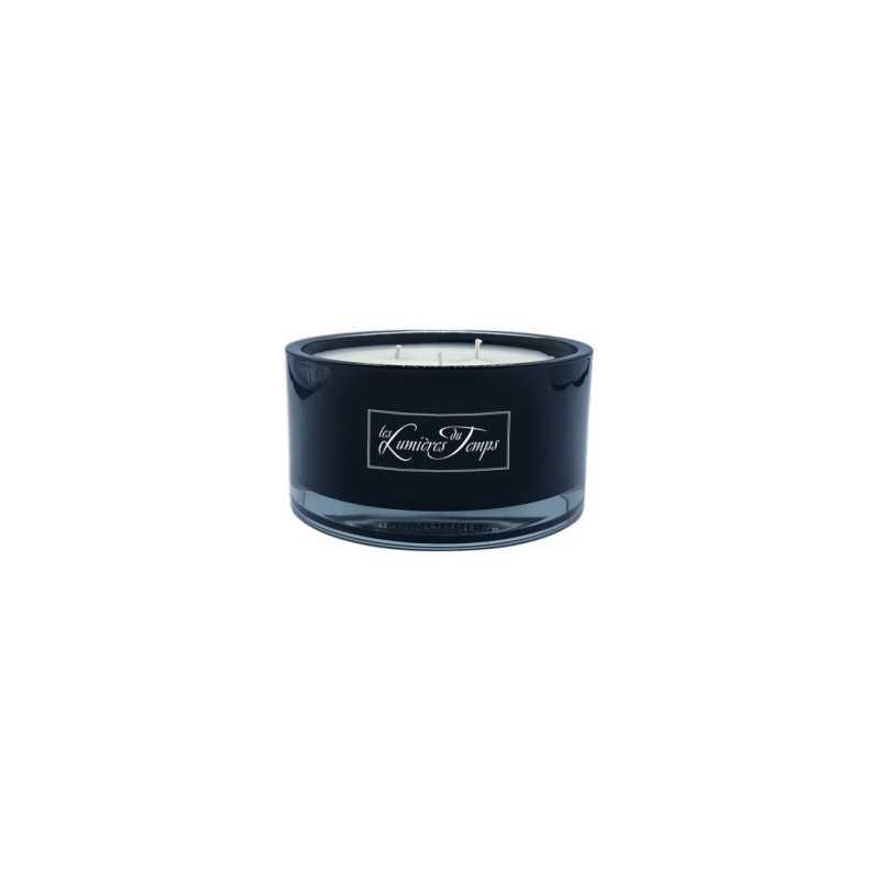 Bougie GM ambre noire 920 gr pour ambiance cocooning au salon